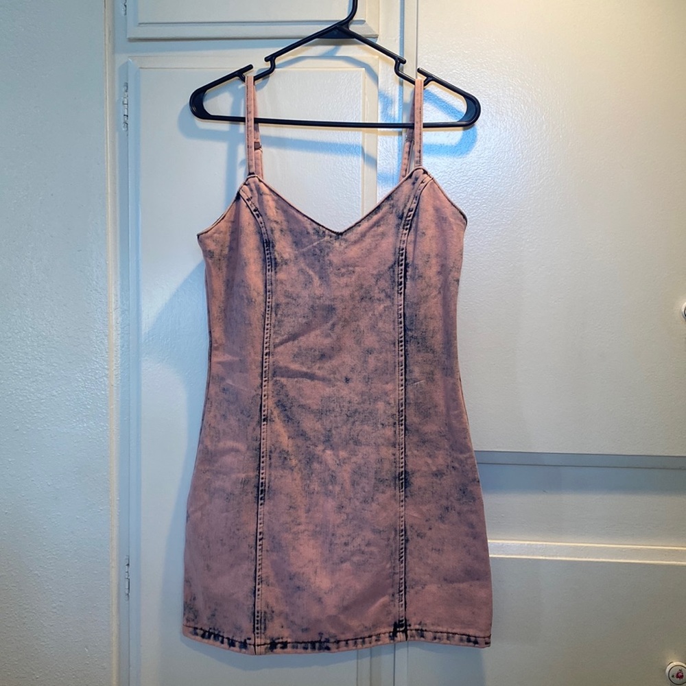 Denim cami dress